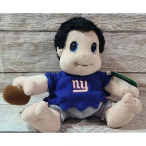 Vintage NFL Lil Fans Plush NY Jets Stuffed Doll Big Feet SC Christmas 9"